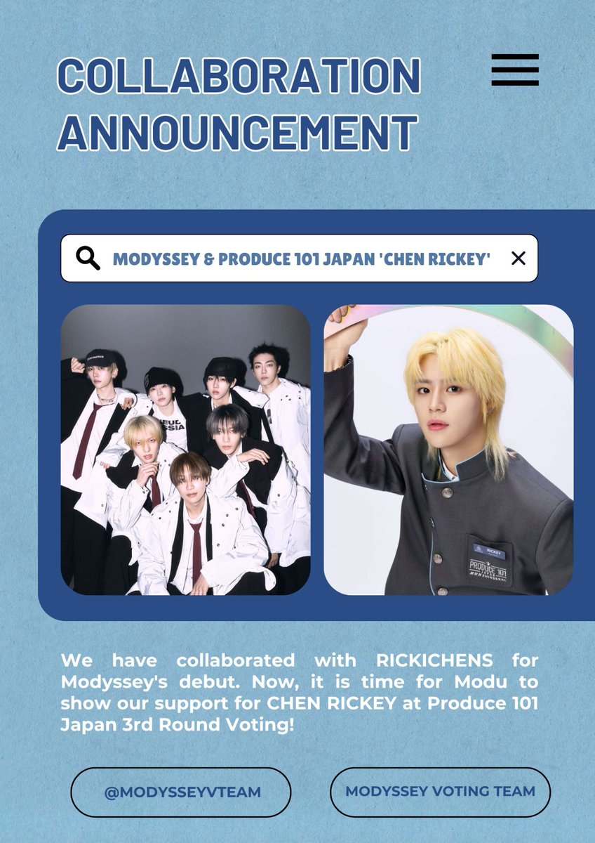 MODYSSEY VOTING TEAM tweet media