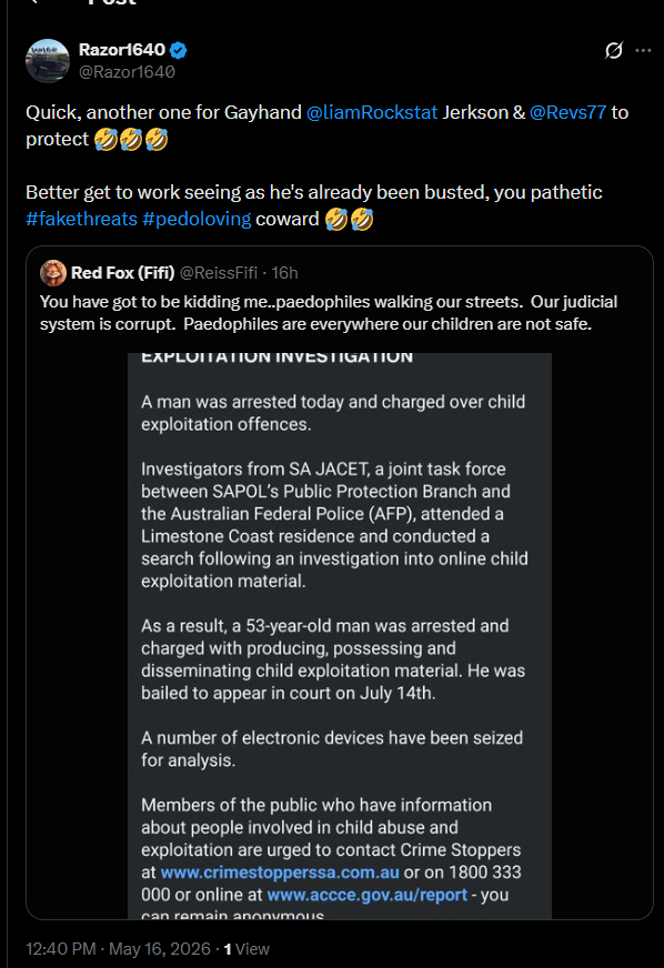 Trevor Randall tweet media