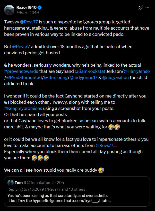 Trevor Randall tweet media
