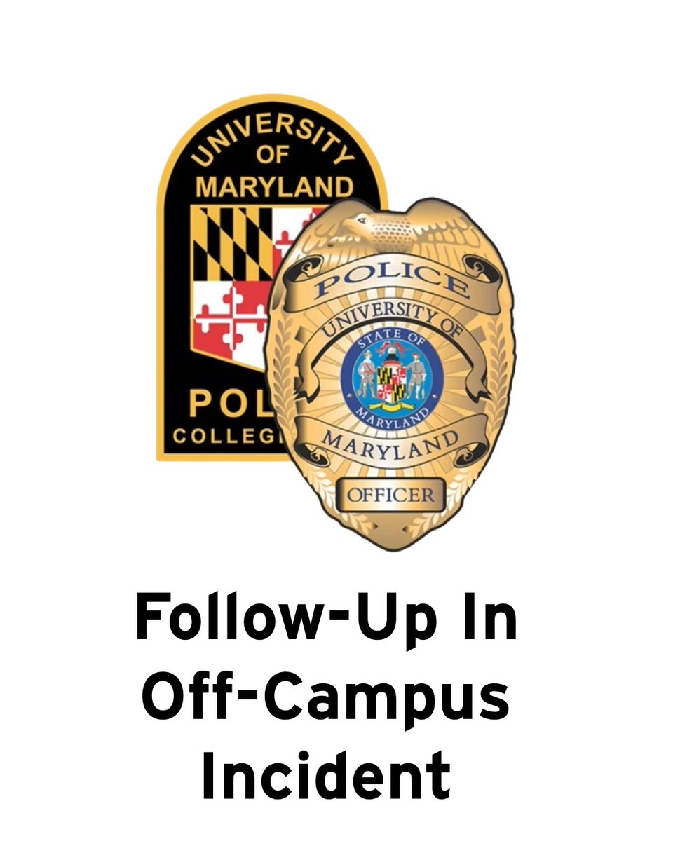 UMD Police Dept. tweet media