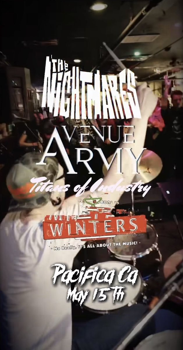 RdubRecordings's tweet photo. #AvenueArmy kicks off their Spring Tour tonight starting in Pacifica, CA at @WintersTavern! #LFG #OnTour https://t.co/J9f80dU5nw
