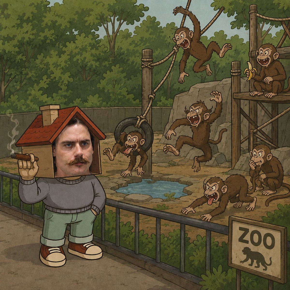 real_chudhouse's tweet photo. just going for a stroll through the city https://t.co/RM6PtR8SzK