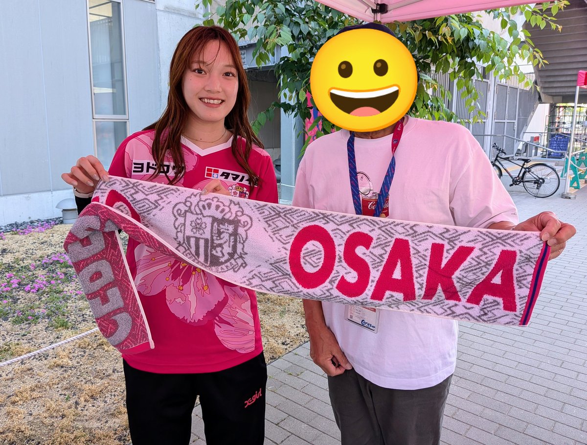 セレッソ大阪ヤンマーレディース】 再び… 🌸 No.8 田中 智子選手と一緒