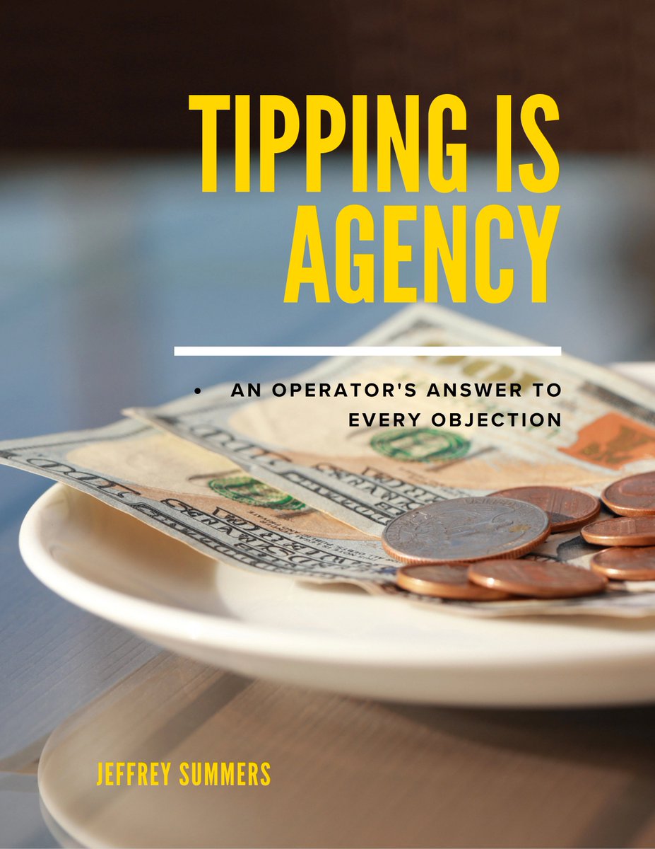 JeffreySummers's tweet photo. Tipping isn't broken. Most of the arguments against it are.

44 years on the floor. 11 objections dissected. The operator's answers.

Free chapter from The Operator's Playbook:
https://t.co/woQRRcRXIn https://t.co/7KFo2gwsY7