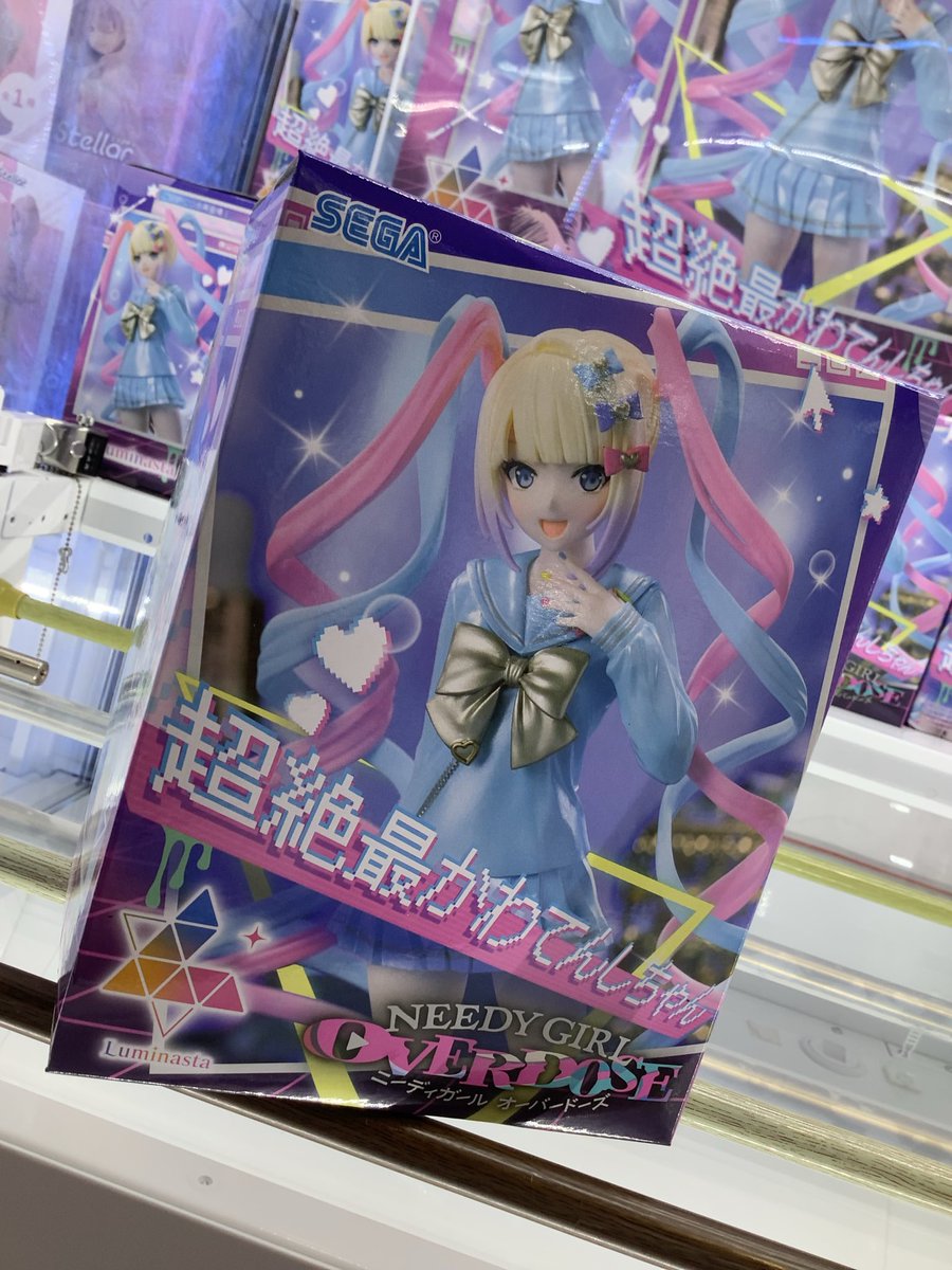 景品入荷情報】 ・アニメ「NEEDYGIRLOVERDOSE」Luminasta“超絶最かわ