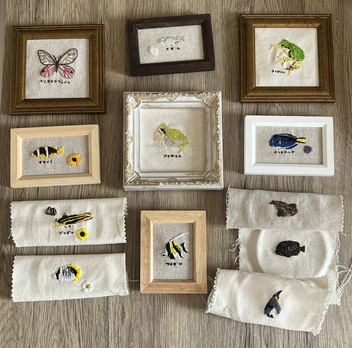 いきもの刺繍 ぷくり。デザフェスH105 tweet media