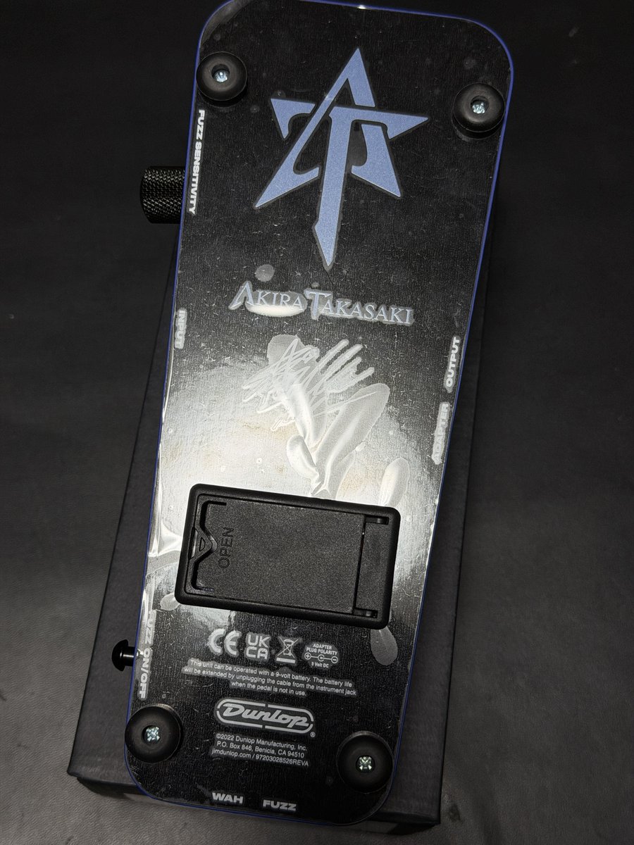 My New Gear】 Jim Dunlop AT95 Akira Takasaki Signature Wah