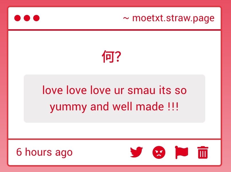 moe (萌え) tweet media