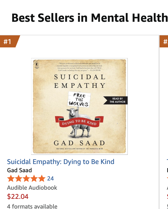 Gad Saad tweet media