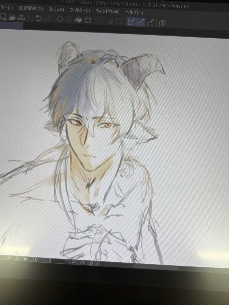 Aruru_kprpr's tweet photo. 液タブ試し描きあったから描き逃げしてきた
 #イラスト https://t.co/LAIeUNq0p4