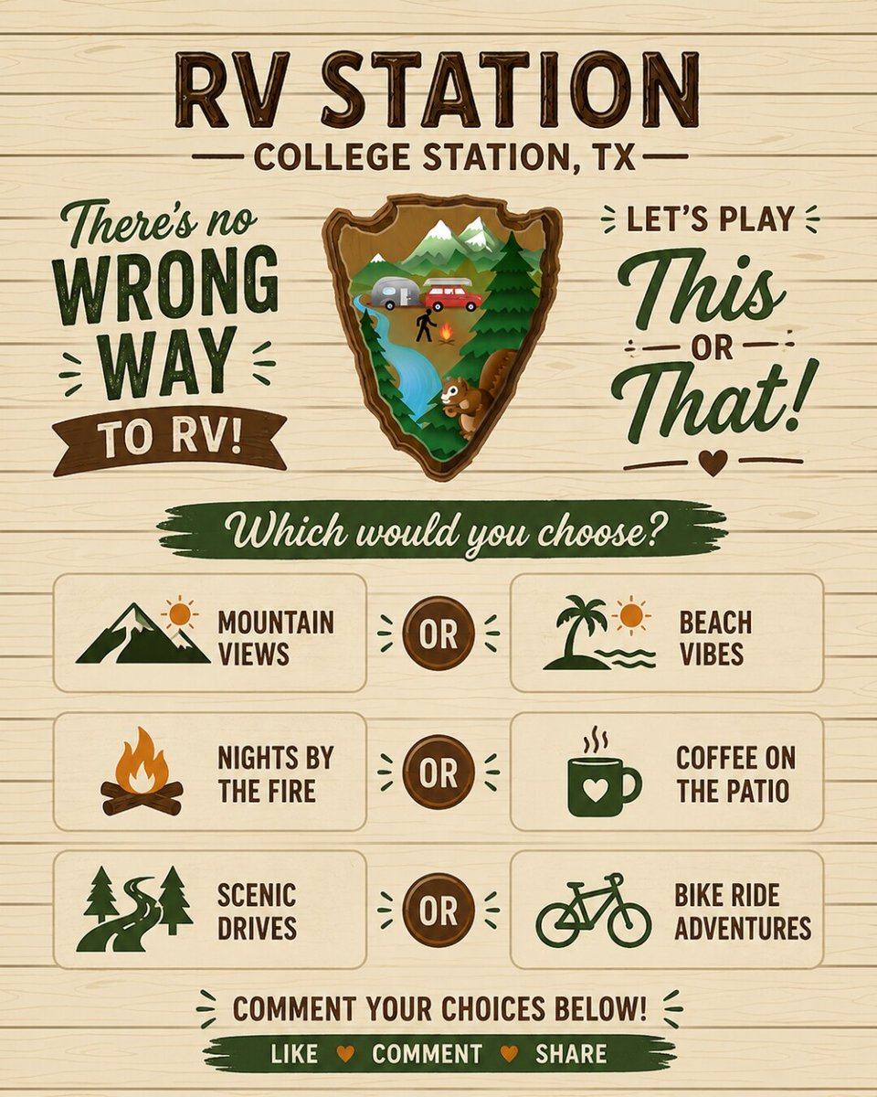 bryanrvs2's tweet photo. Campfire nights or coffee on the patio? 🔥☕ It’s the little moments that make RV adventures unforgettable.

Check us out! ➡️ https://t.co/rTHhamhjiL

#RVStation #CampingLife #RVAdventure #HappyCampers #TravelMore https://t.co/JKSvIjlVGK