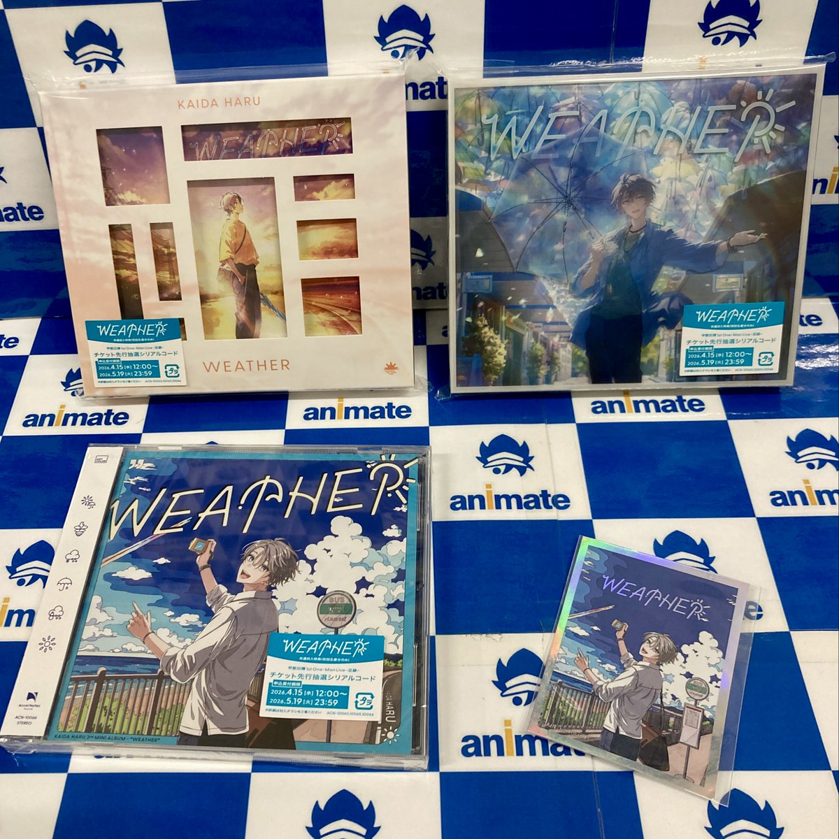 商品情報】 2ndミニアルバム『WEATHER』 好評発売中🎶 アニメイト特典
