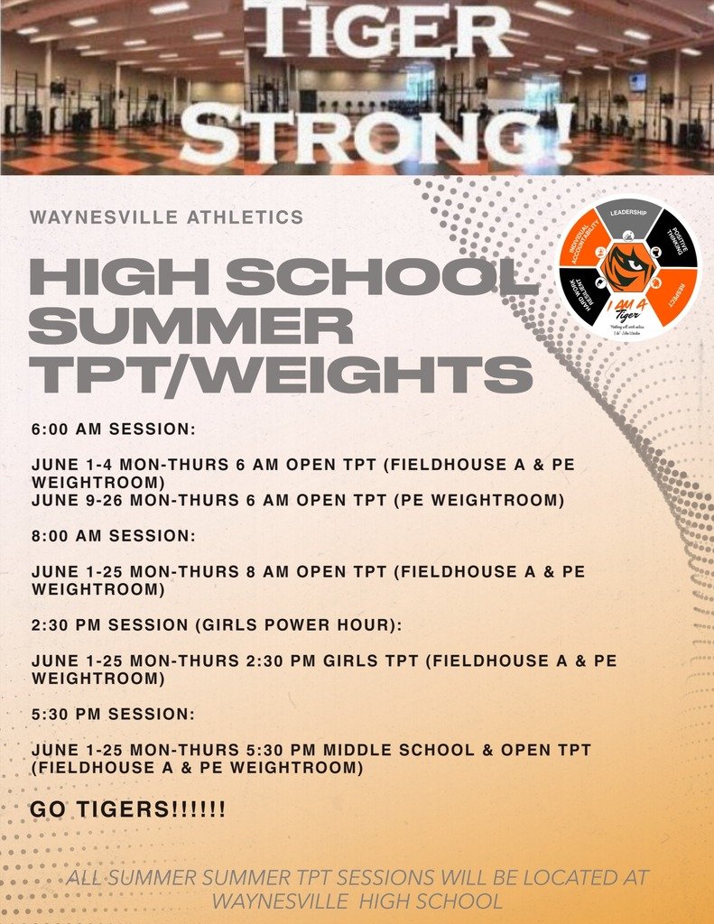 WvilleSports's tweet photo. Summer Sports Practice Schedules and June TPT Schedule
https://t.co/Ycw6u39v27 https://t.co/GyGckH1WBW