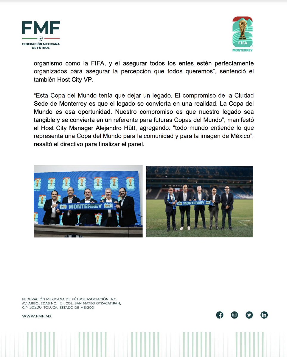 Federación Mexicana de Futbol tweet media