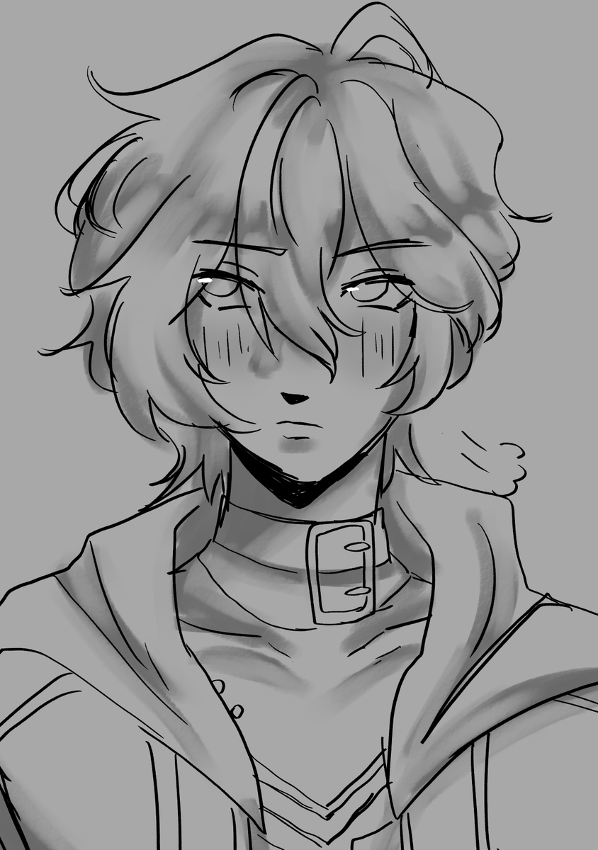 rose_bvbbles's tweet photo. doodled shin from amnesia memories https://t.co/91Bl96GJ2n