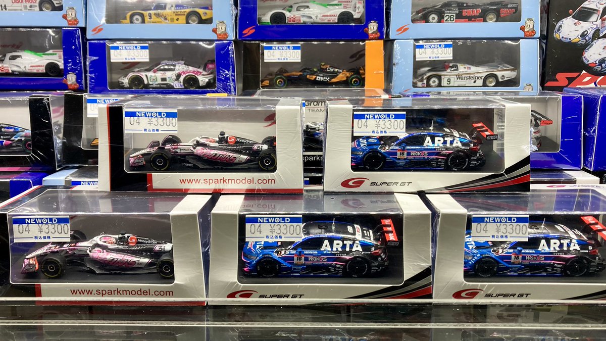 ま*ー様 ARTAダブル優勝記念ミニカー 🔹新商品入荷 1/64スケール SPARK 🏁ARTA 無限 シビック タイプR-GT