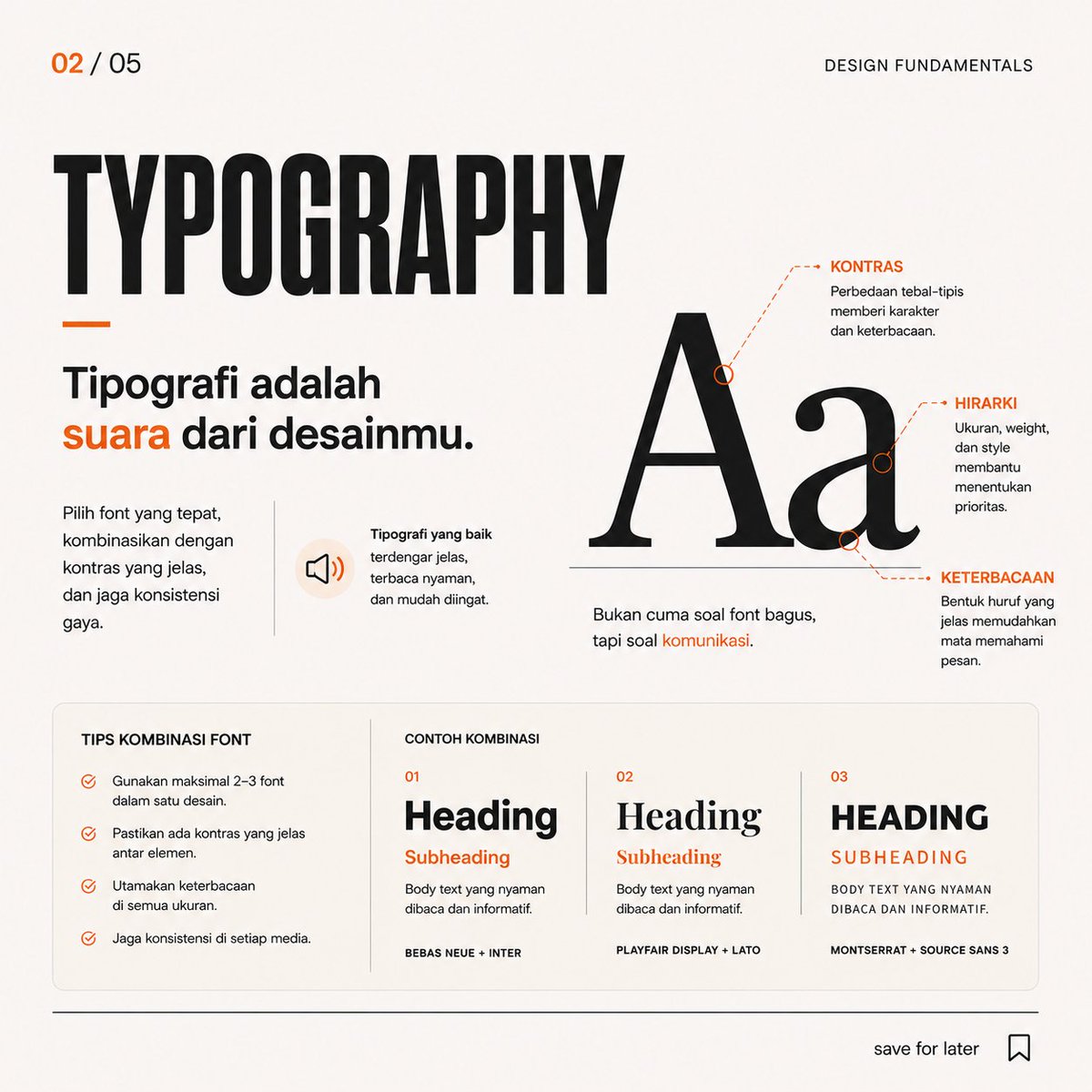 ArryonStud's tweet photo. Typography.
Font bukan sekadar “yang penting keren”.
Salah font bisa bikin desain premium terlihat murahan dalam 2 detik. https://t.co/hg71NUz2so