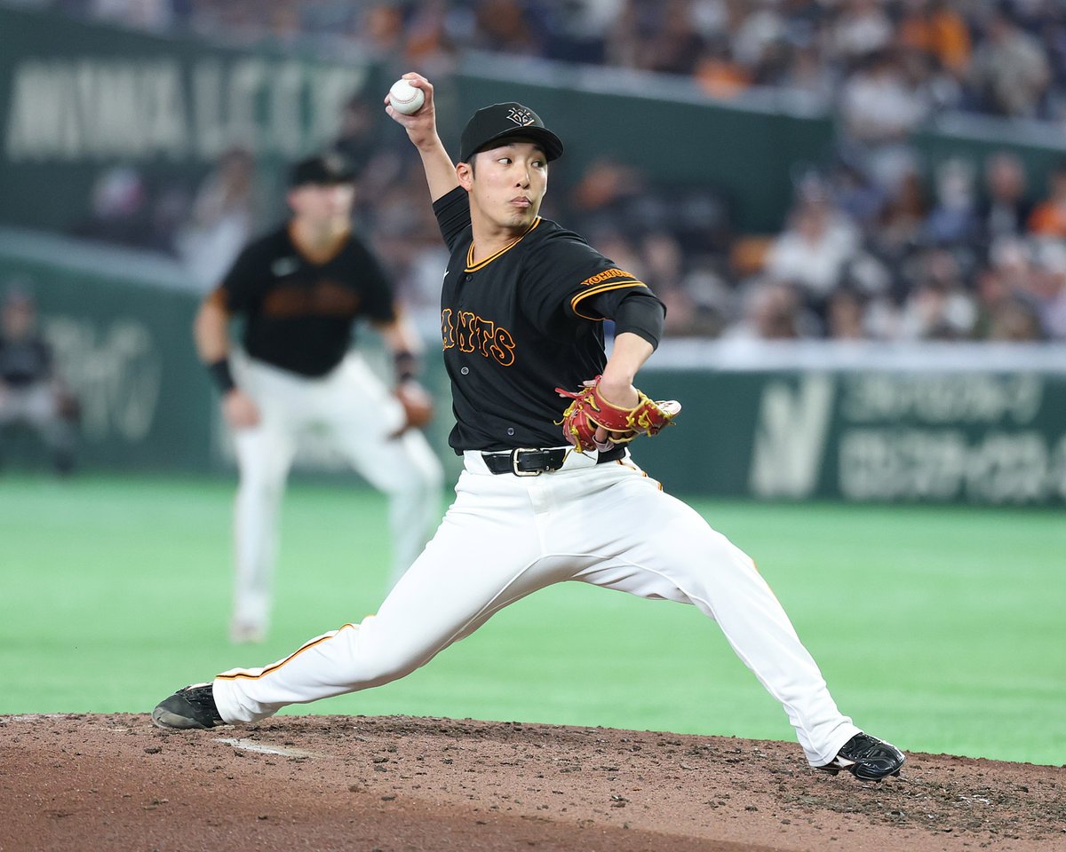 TokyoGiants's tweet photo. 【六回表】巨人 3-3 DeNA

2番手で #赤星優志 投手が登板、内野安打で走者を一人出すも無失点！ https://t.co/HiDWHe0odm