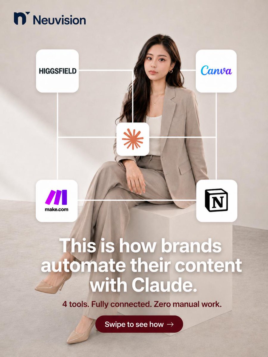 Neuvision_'s tweet photo. How brands automate with AI

1/5🧵 https://t.co/0IqZgo35Em
