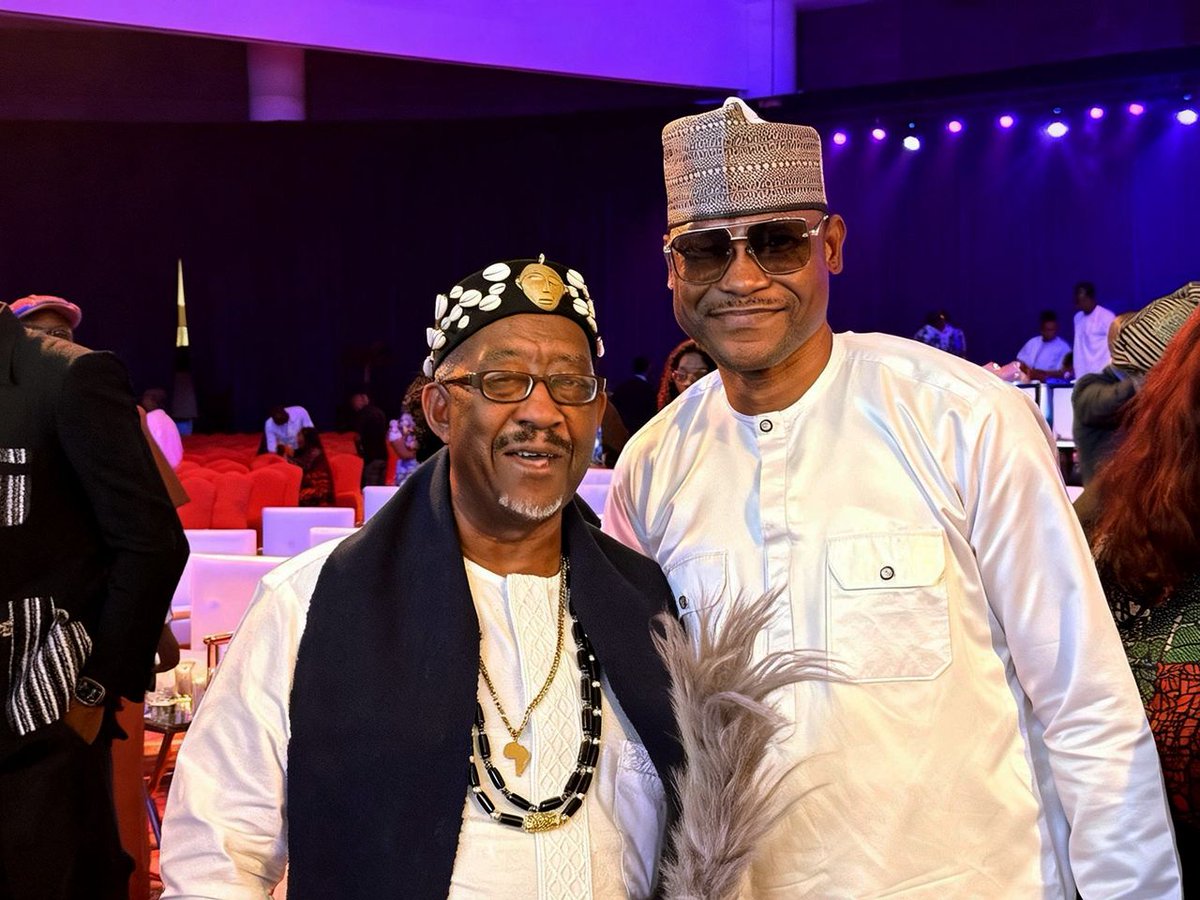 KaloAfrica's tweet photo. Eko Hotels @ 50's Africa Legacy Summit:

The CEO of Kalo Africa Media, Amb. Kazeem Balogun with   Amb., Dr. Wallace Williams, one of the  Keynote Speakers for the  Eko Hotels  @ 50's Africa Legacy Summit at Eko Hotels and Suites, Lagos, Nigeria. https://t.co/3RsRUAU7qp