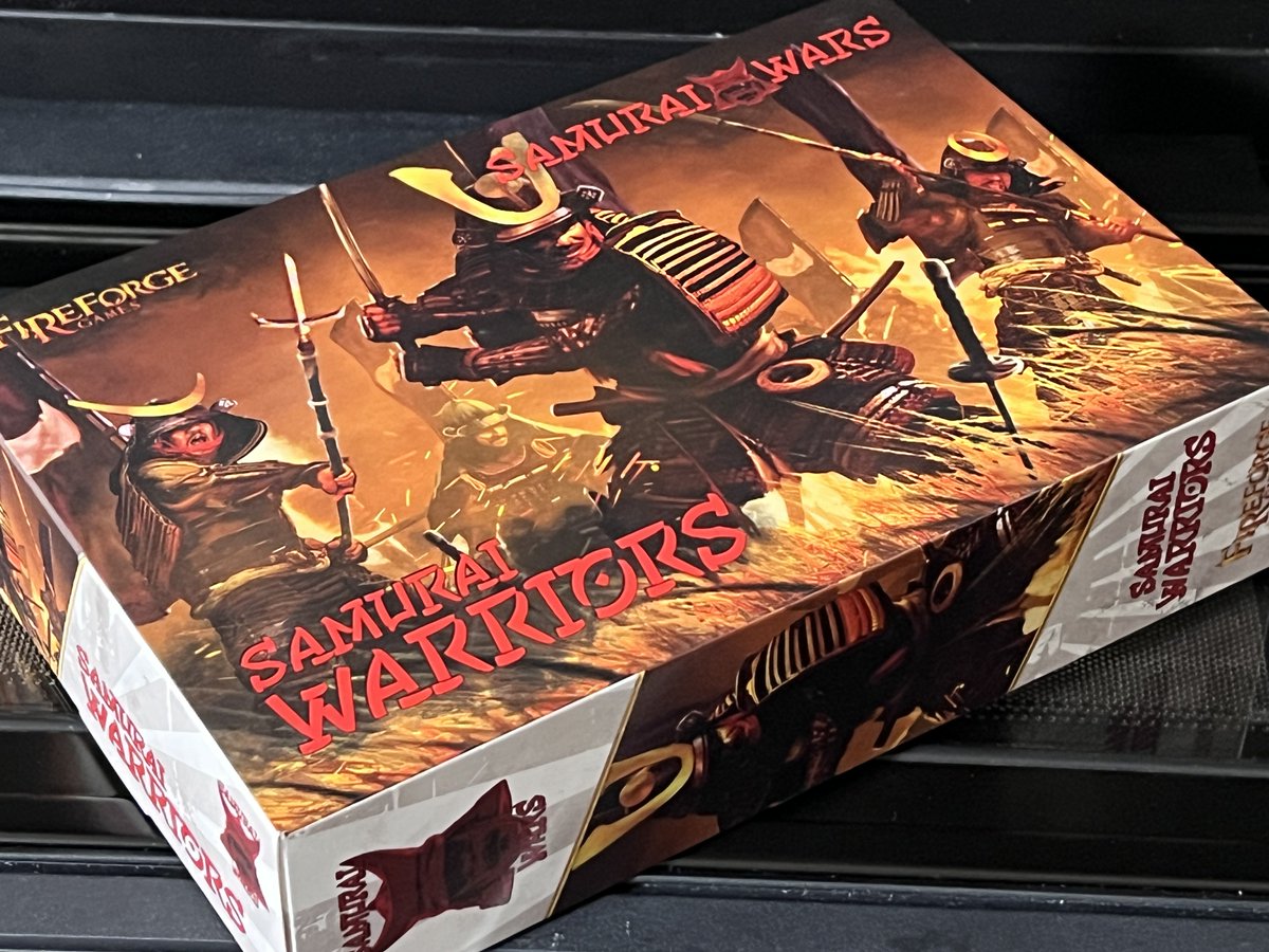 イタリアのfireforge社からはるばる届いたsamurai wars！めちゃ