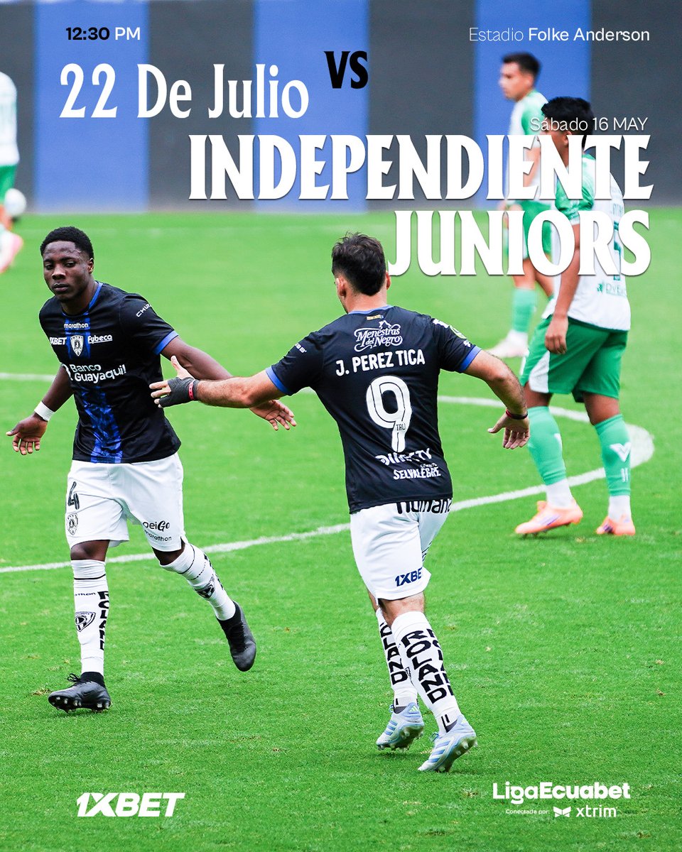 INDJRS_EC's tweet photo. Próximo Partido @1x_ecuador 👇
🗓 16 de mayo
⏰ 12h30
🏟 Estadio Folke Anderson
🎮 @ligaproec https://t.co/DhNRtsJRbP