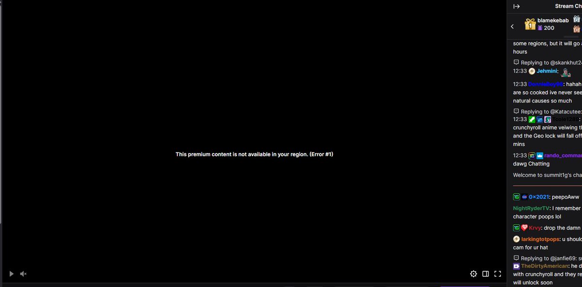 iamalval's tweet photo. @Twitch why i cant watch @summit1g stream? it was fine but now i am showing this. But i can watch all other channel https://t.co/me1CliFw4Q