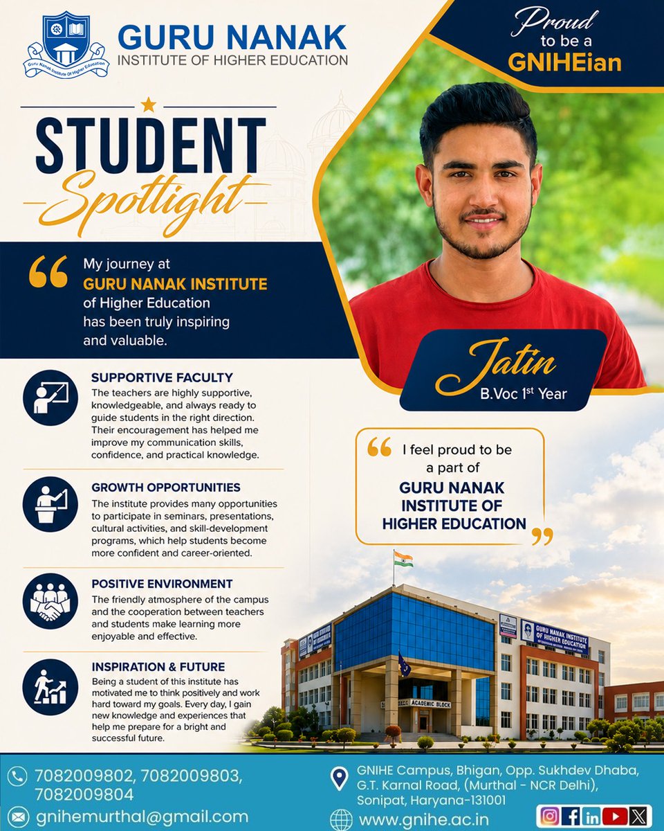 Guru Nanak Institute of Higher Education tweet media