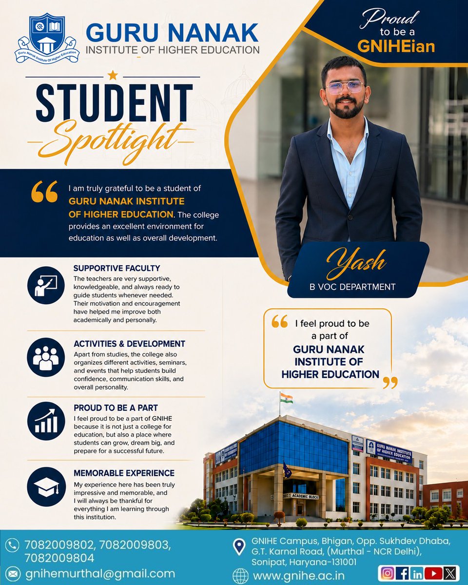 Guru Nanak Institute of Higher Education tweet media
