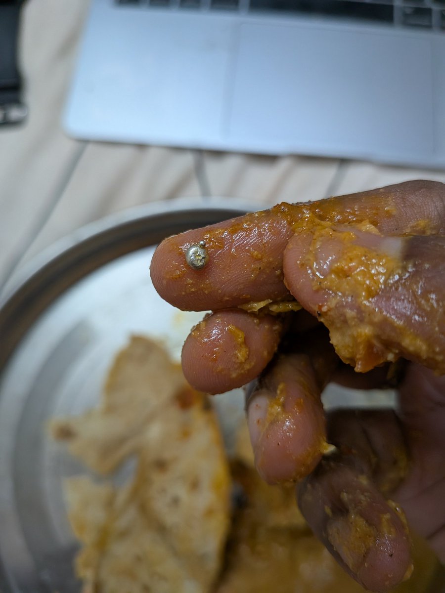 Mipoy1009's tweet photo. Ordered chutney. Received engineering spare parts. 👍
TWO metal balls found inside peanut chutney delivered by @ZeptoNow This could’ve seriously injured someone. @IDFreshFood @consumercourtin @foodsafetygov @JPNadda @fssaiindia https://t.co/Ghz6Ye8fC3