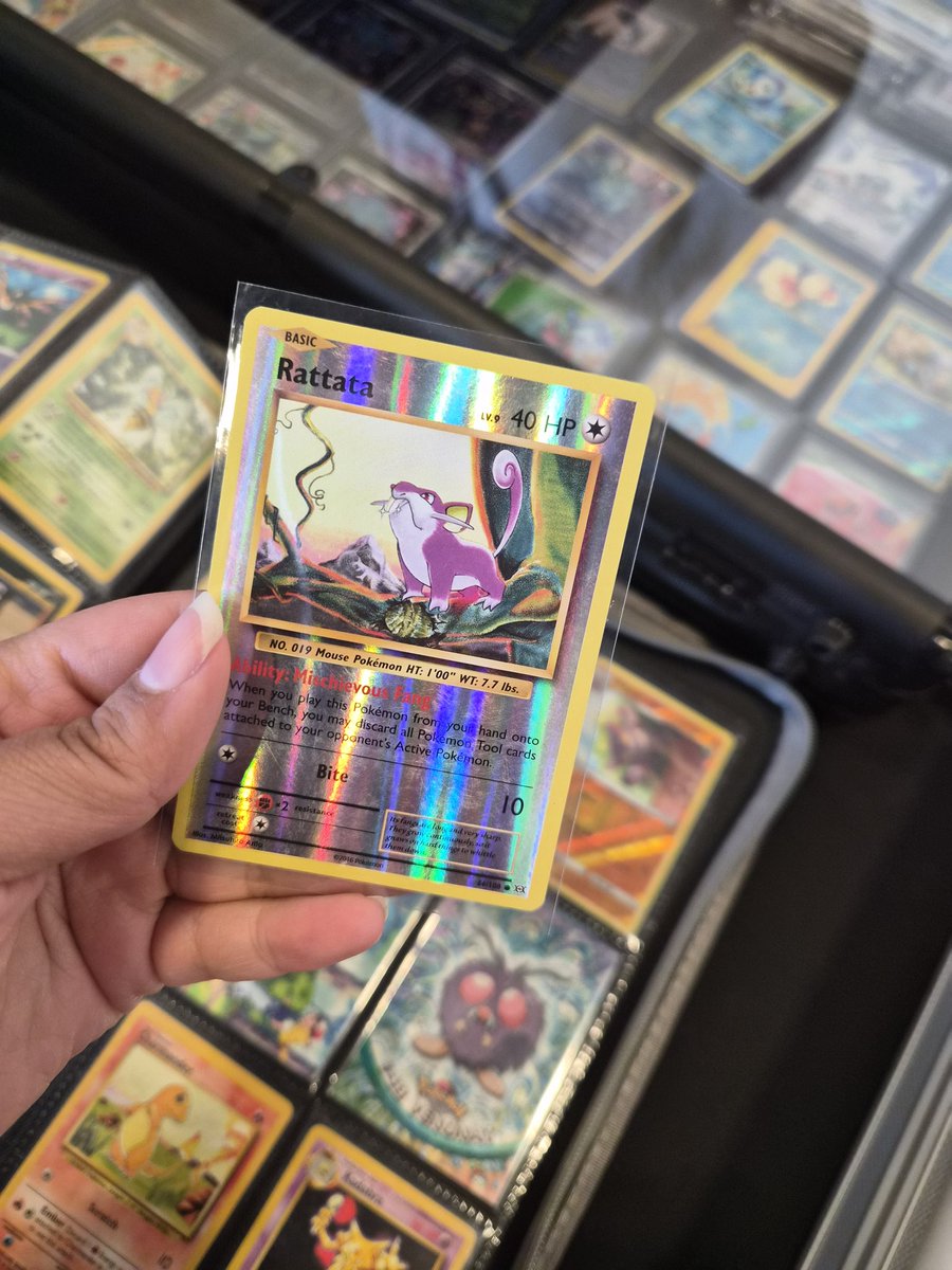 RattataQueen's tweet photo. Its been a while!! Went to a card show and picked up some rats!! #rattata #raticate https://t.co/pEyjSNvTwm