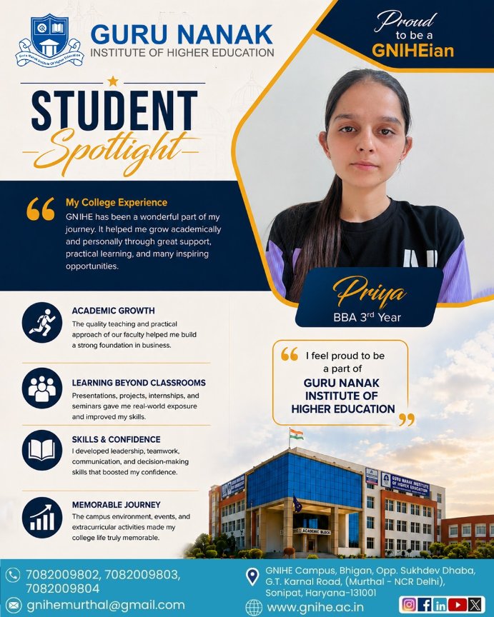 Guru Nanak Institute of Higher Education tweet media