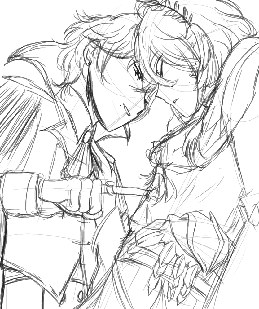 yemsaiels's tweet photo. someone give me reasons why i should finish this flxrt sketch #wip https://t.co/xyNee4D8ml