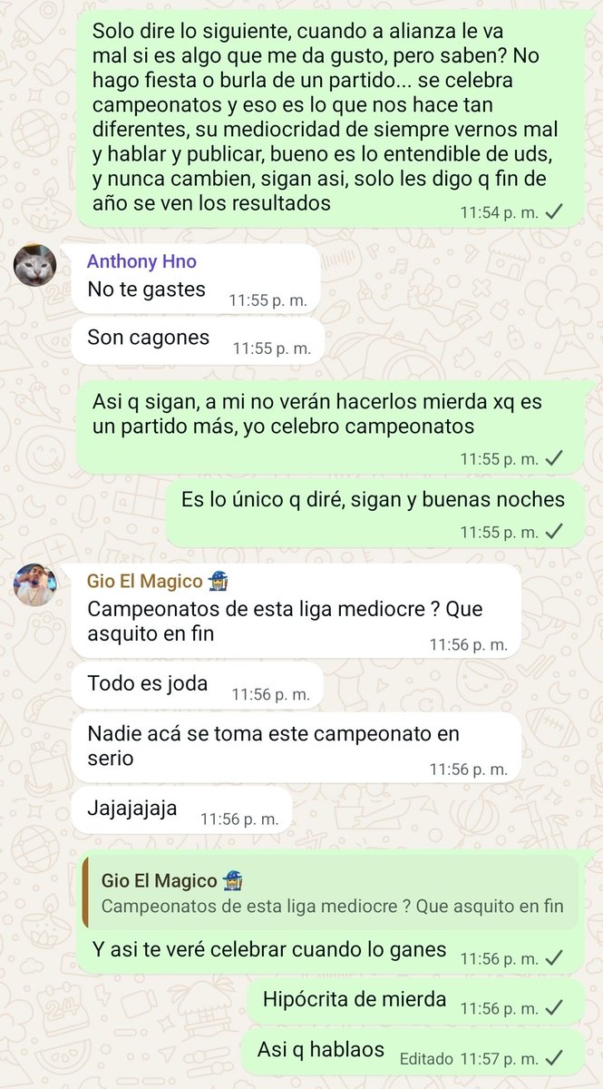 ElPolloysuChela's tweet photo. A fin de año los veré tragar su mierda https://t.co/NOg9T4ds9W
