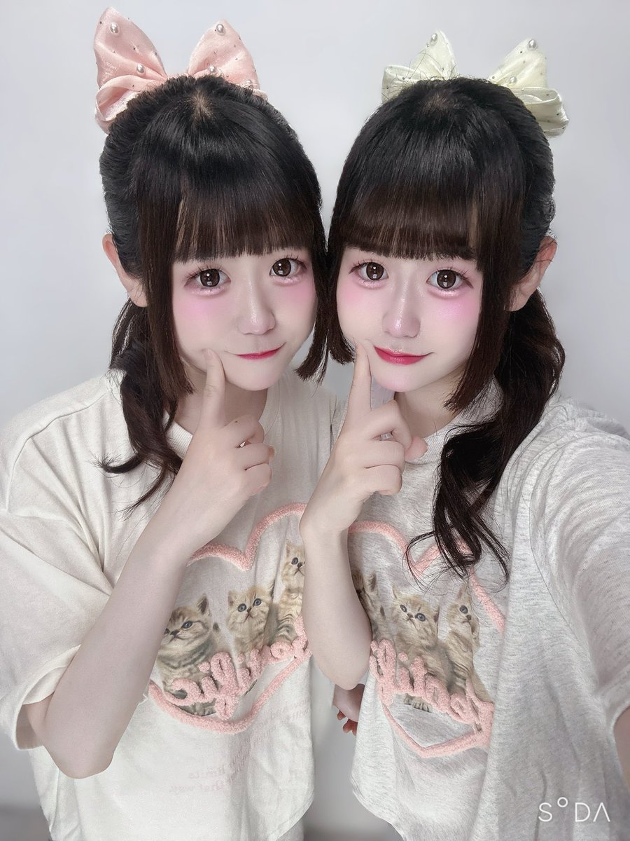 にゃにゃにゃにゃにゃにゃにゃん にゃん🐱🎀💕 alt♡ #双子 #アイドル