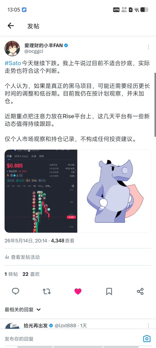 爱理财的小羊FAN tweet media