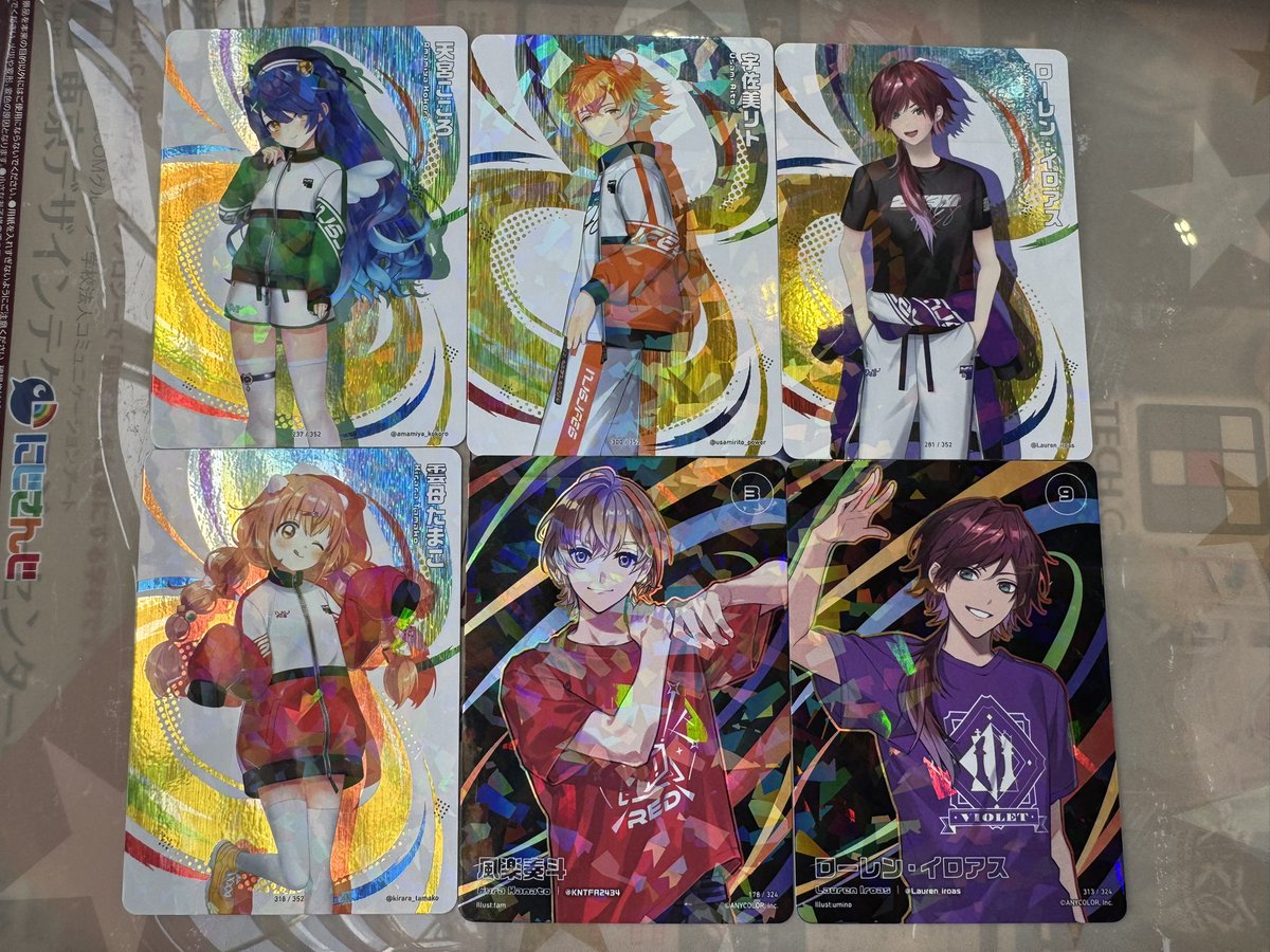 39_398's tweet photo. 【交換】にじさんじ にじフェス コレカ コレクションカード

譲）1枚目

求）2枚目R各1

本日または明日現地手渡し
検索からでもお気軽にお声掛けください🌱 https://t.co/EfABLOcysj