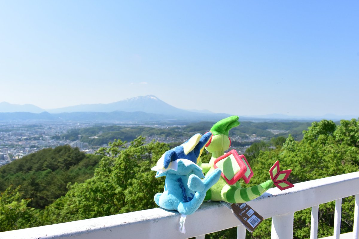 Soragamer13's tweet photo. フライゴンと青空を眺めるシャワーズ君 #シャワーズ #Vaporeon #フライゴン #flygon #ポケモン #pokemon #ぬい撮り #ぬい活 #ぬいぐるみ #plush https://t.co/Wxk7w6i8aU