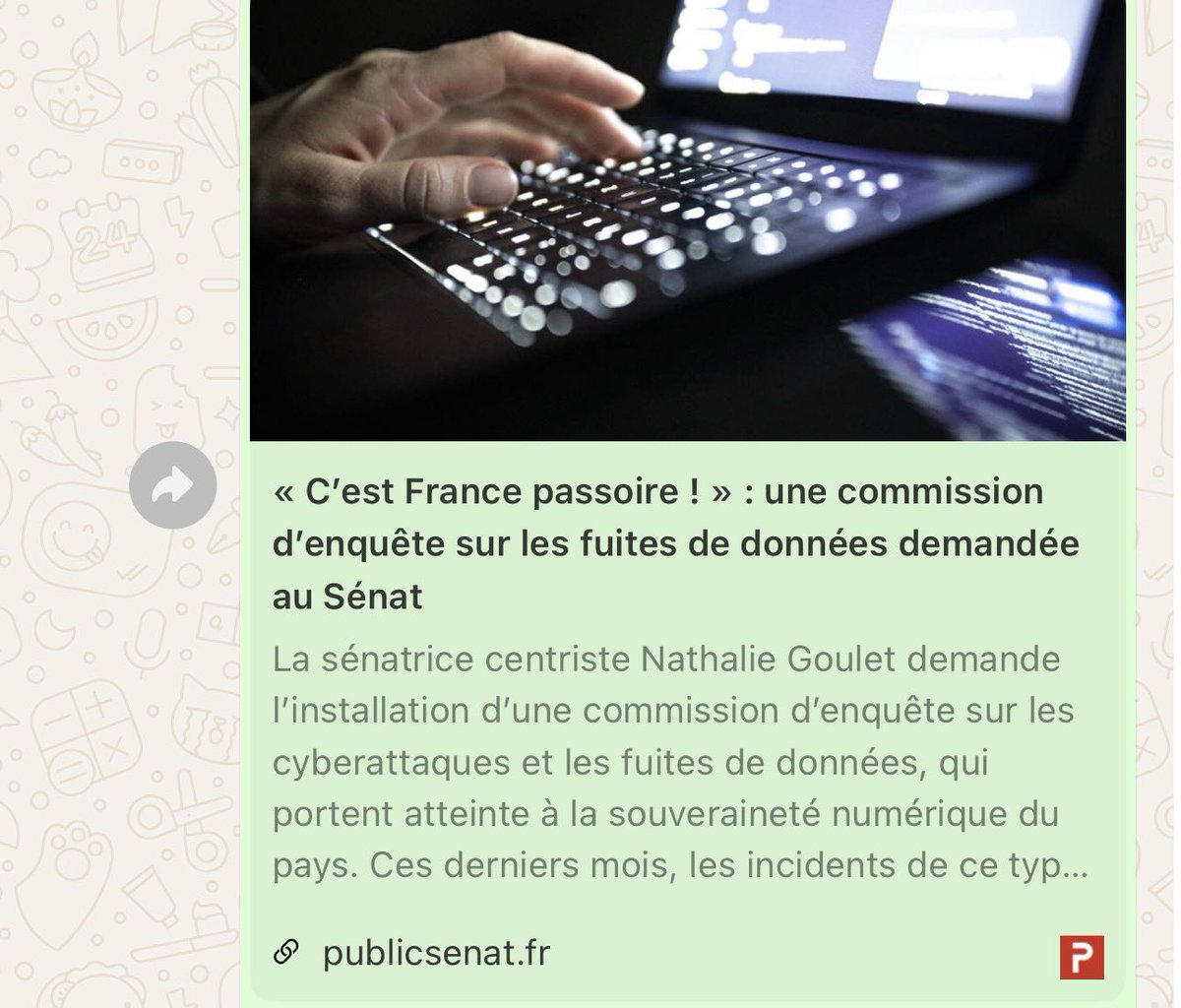 Nathalie Goulet tweet media