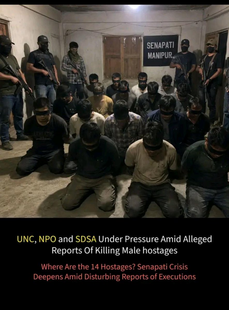 KhupLhungdim's tweet photo. Senapati, Manipur:
Saloni Tony of SDSA is responsible in the abduction of 23 Kukis from Taphou. 23 taken. only 9 return. 14 still missing. 
When will @Manipur_Police &amp; @NIA_India summon him for questioning?
#KukiHostages

#Sikkim
#Ambani
#Eric_Trump
#Karuppu https://t.co/yikgMK0LdW