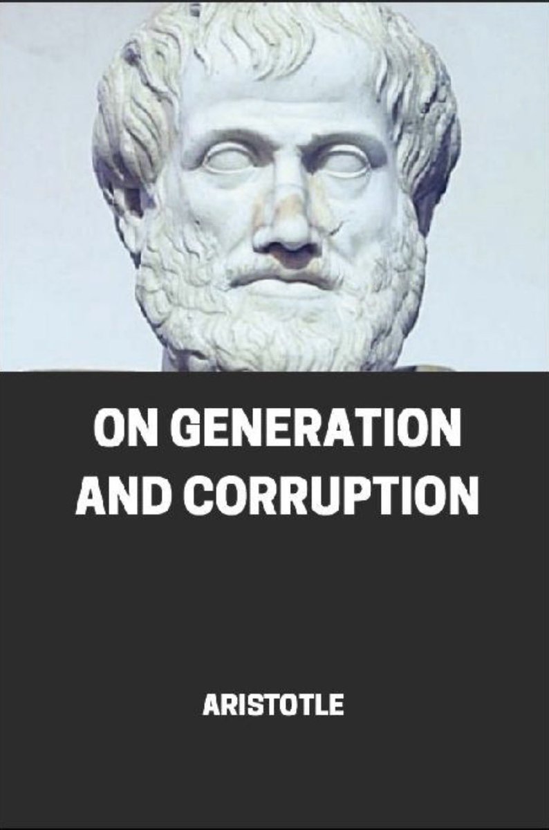 DanielSamosir3's tweet photo. Karya filosofis Aristoteles yang berjudul  "On Generation and Corruption". Karya filsafat klasik ini mengeksplorasi proses mendasar mengenai perubahan, serta bagaimana segala sesuatu di alam semesta terbentuk dan akhirnya hancur. Aristoteles menganalisis perbedaan antara pertumbuhan organik dan transformasi zat melalui prinsip sebab-akibat. Fokus utamanya adalah memahami fenomena alam yang menyebabkan materi berubah dari satu kondisi ke kondisi lainnya. 

Aristoteles membedakan dua bentuk perubahan berdasarkan kategori perubahannya: Perubahan Zat (Generation/Corruption). Ini adalah perubahan dalam kategori substansi. Dalam proses ini, sesuatu muncul menjadi ada (kejadian) atau berhenti ada (kelenyapan) secara keseluruhan. Tidak ada subjek yang tetap bertahan sebagai benda yang sama; misalnya, ketika materi berubah sepenuhnya dari satu jenis zat ke zat lain. Pertumbuhan (Growth). Ini adalah perubahan dalam kategori kuantitas. Dalam pertumbuhan, subjeknya (seperti makhluk hidup) tetap ada dan mempertahankan identitasnya, namun ukurannya bertambah besar melalui asimilasi materi tambahan (seperti nutrisi).

Lebih lanjut dalam karya “On Generation and Corruption” menurut Aristoteles kualitas yang berlawanan memainkan peran sentral sebagai blok bangunan dasar dari segala materi di dunia “sublunari”.  

Aristoteles menetapkan dua pasang kualitas yang saling berlawanan: Panas berlawanan dengan Dingin, dan Kering berlawanan dengan Basah. Keempat kualitas ini berpasangan untuk membentuk empat unsur dasar. Misalnya, api adalah kombinasi dari Panas dan Kering, sedangkan air adalah kombinasi dari Dingin dan Basah.

Mekanisme Penciptaan (Generation) dan Kehancuran (Corruption) ialah sebuah siklus yang terjadi ketika salah satu kualitas dalam sebuah unsur dikalahkan oleh kualitas lawannya. Jika kualitas Panas dalam "Api" (Panas + Kering) digantikan oleh kualitas Dingin, maka api tersebut "hancur" dan "terciptalah" sesuatu yang baru (dalam hal ini, Tanah, yang merupakan perpaduan Dingin + Kering).

Oleh karena itu, menurut Aristoteles tanpa adanya pertentangan kualitas ini, materi akan bersifat statis. Pertentangan inilah yang memungkinkan terjadinya perubahan kontinu di alam semesta.

—Aristoteles—