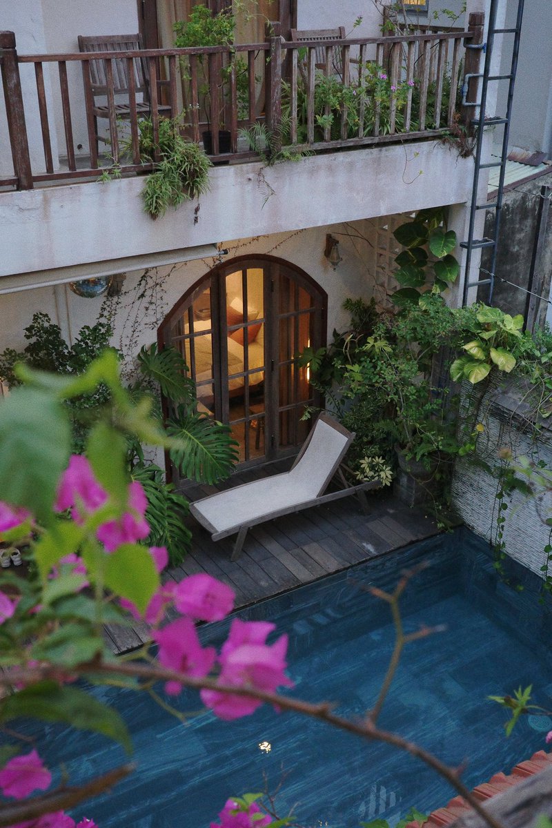 omiseyasangokko's tweet photo. ホイアンで滞在したAirbnb  自然と溶け合う暮らしを体現したような空間で、隅々まで憧れが詰まってた  次は長期滞在したいな https://t.co/Ux8L0rIzZW