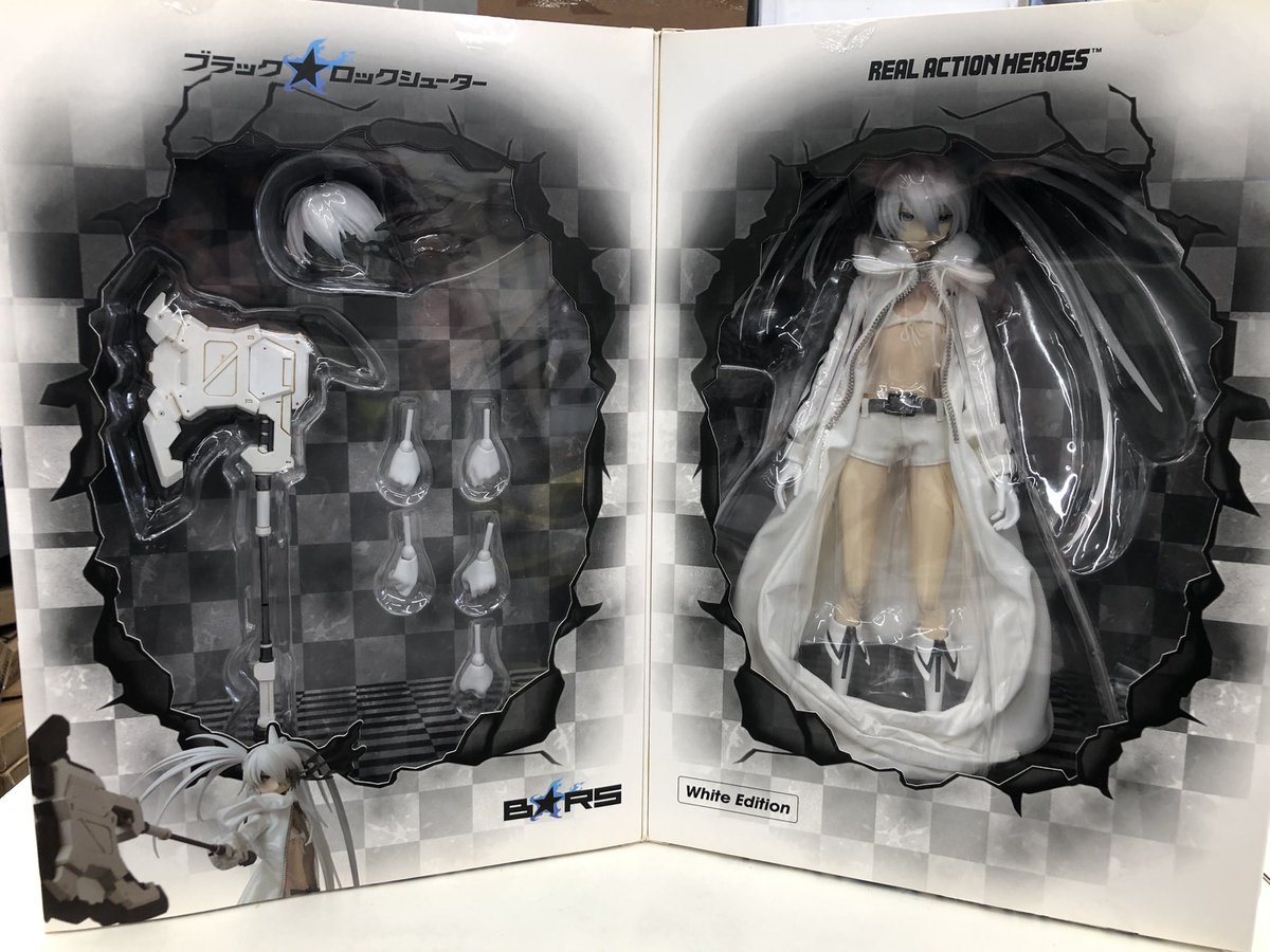 リアルアクションヒーローズのブラック☆ロックシューターWhite