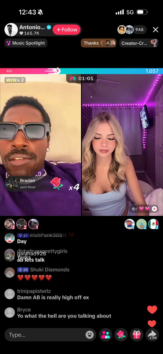 Onlineboss_'s tweet photo. So I noticing memecoin KOL ruggers are now moving on to TikTok lives begging gifts 😂 https://t.co/l8OefnVkLt
