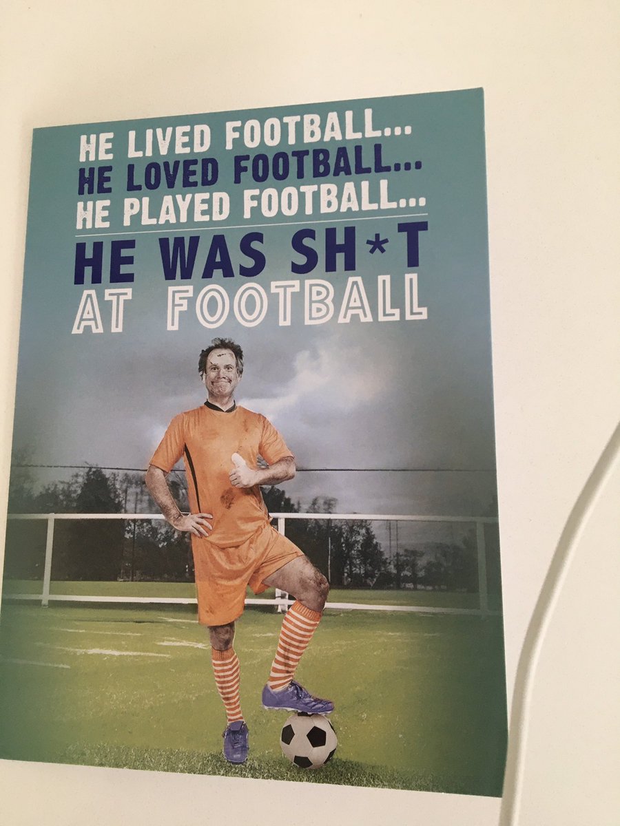WildingKeith's tweet photo. Got this birthday card yesterday from an old friend… says it all really👍 https://t.co/YwX6c8Xtrs
