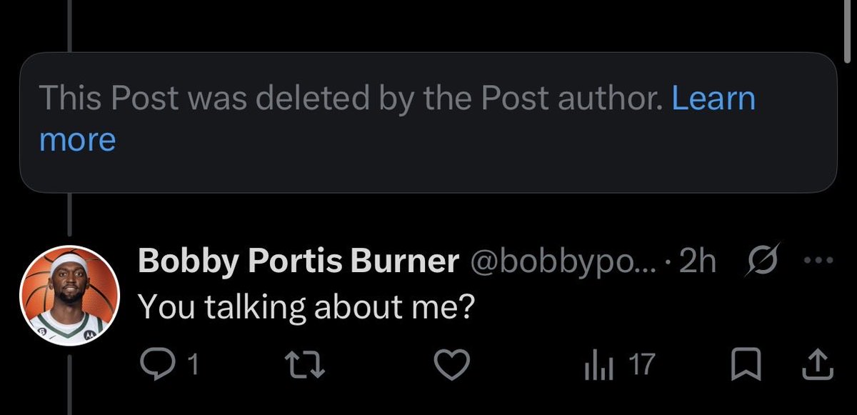 Bobby Portis Burner tweet media