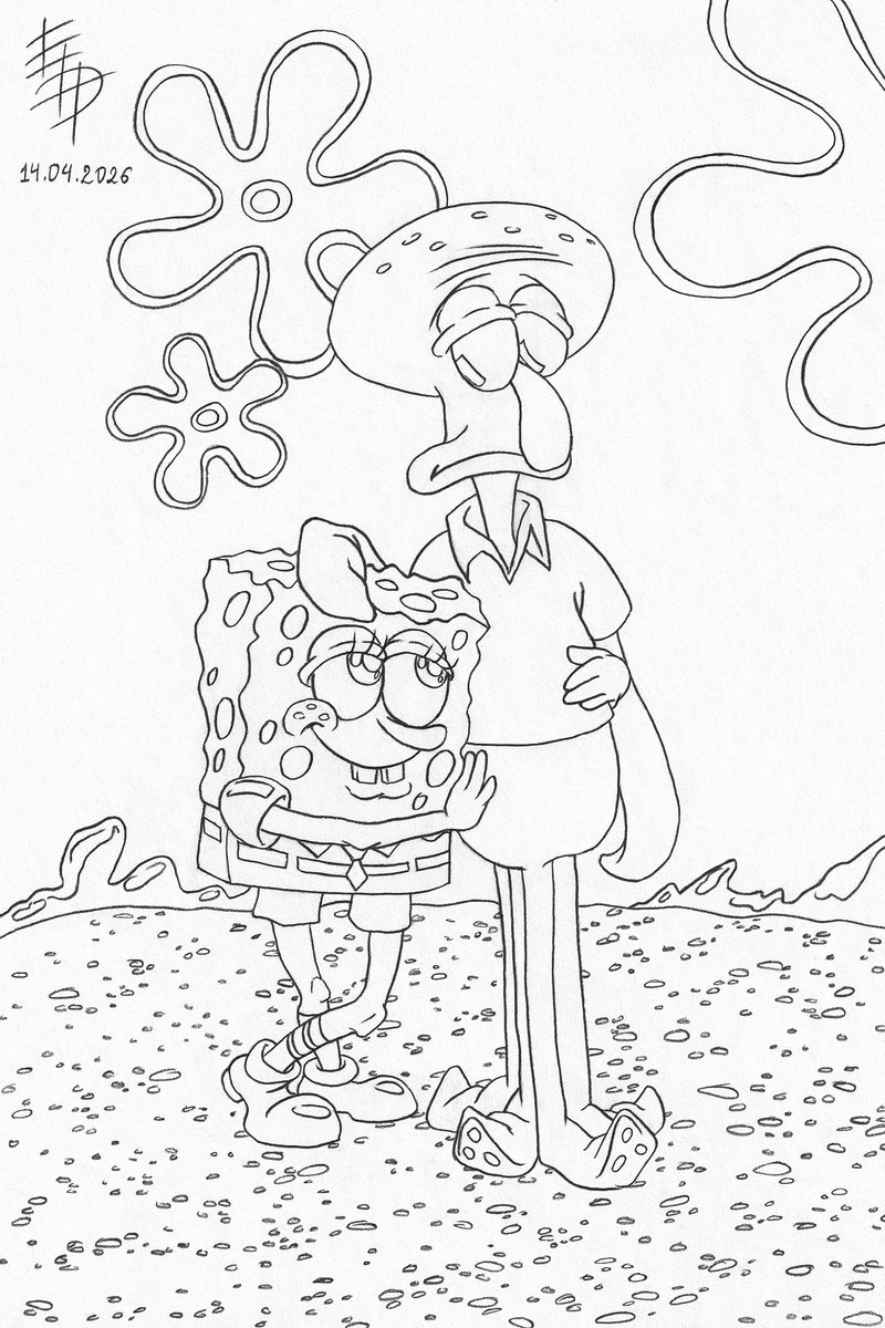 el_each's tweet photo. https://t.co/EHlZDKEt3V
#spongebobsquarepants #spongebob #squidward #squidbob #squidwardtentacles #fanart #cartoon #slash #2026 #lineart https://t.co/HcFRSXY7Bg
