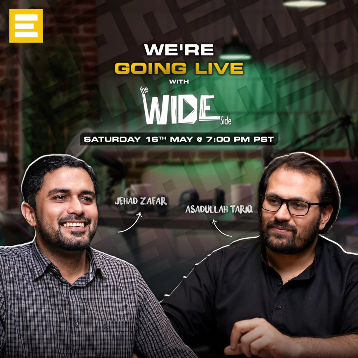 Jehad_Zafar's tweet photo. Join us LIVE tonight Saturday 7:00 pm @EonPodcastReloaded https://t.co/k307xu70cG
