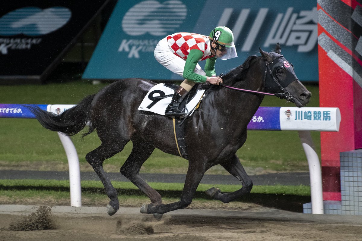 競馬 矢野貴之騎手の名前入り実使用ゼッケン 川崎競馬 ヘルシェイク＆矢野貴之騎手が勝利！ポプテキャラと“同名