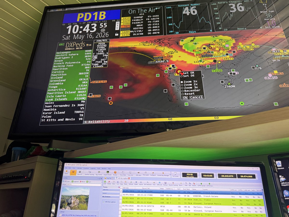 pd1b's tweet photo. Just worked FY4BC on RS-44 in phone and after that also in FT8 on 14.090 
TNX LAURANT https://t.co/gosfkWEA8f